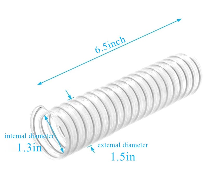 PROSOCOOL خرطوم استبدال سفلي جديد بقطر 1-1/2" لجهاز شفط الهواء Shark Rotator مع فوهة أرضية موتورized NV341، NV470، NV472، NV500، NV500CO، NV500GD، NV501، NV552، UV560 - Image 2